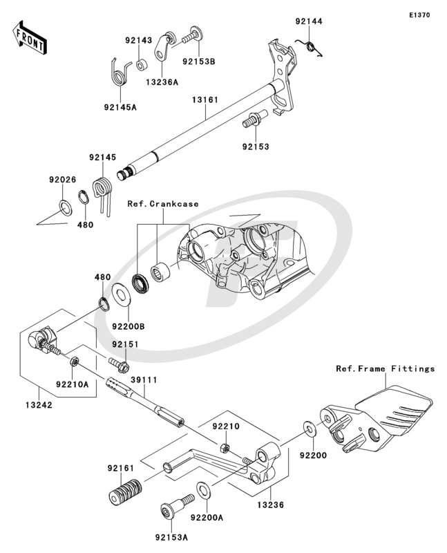 Kawasaki GTR 1400 ABS 2011 Gear Change Mechanism supplied next day (UK